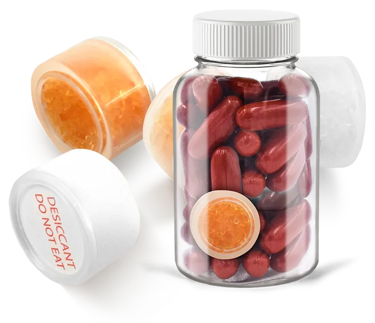 Wisecan Desiccant Capsule in Pharma Bottle