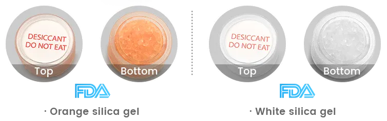 Wisecan Desiccant Capsule in Top and Bottom of Capsule
