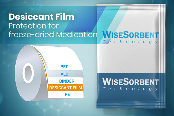 WisePac® Aluminum Desiccant Film Protection for Freeze-dried Medication