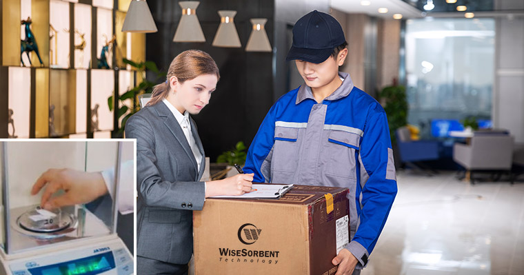 WiseSorbent® desiccant delivery