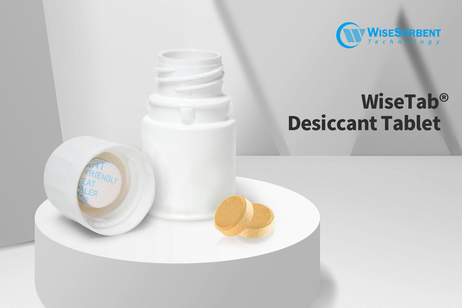 WiseTab® Desiccant Tablets, Moisture Absorber