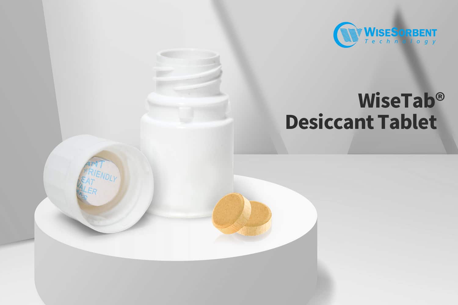 WiseTab® Desiccant Tablets Moisture Absorber WiseSorbent® Technology